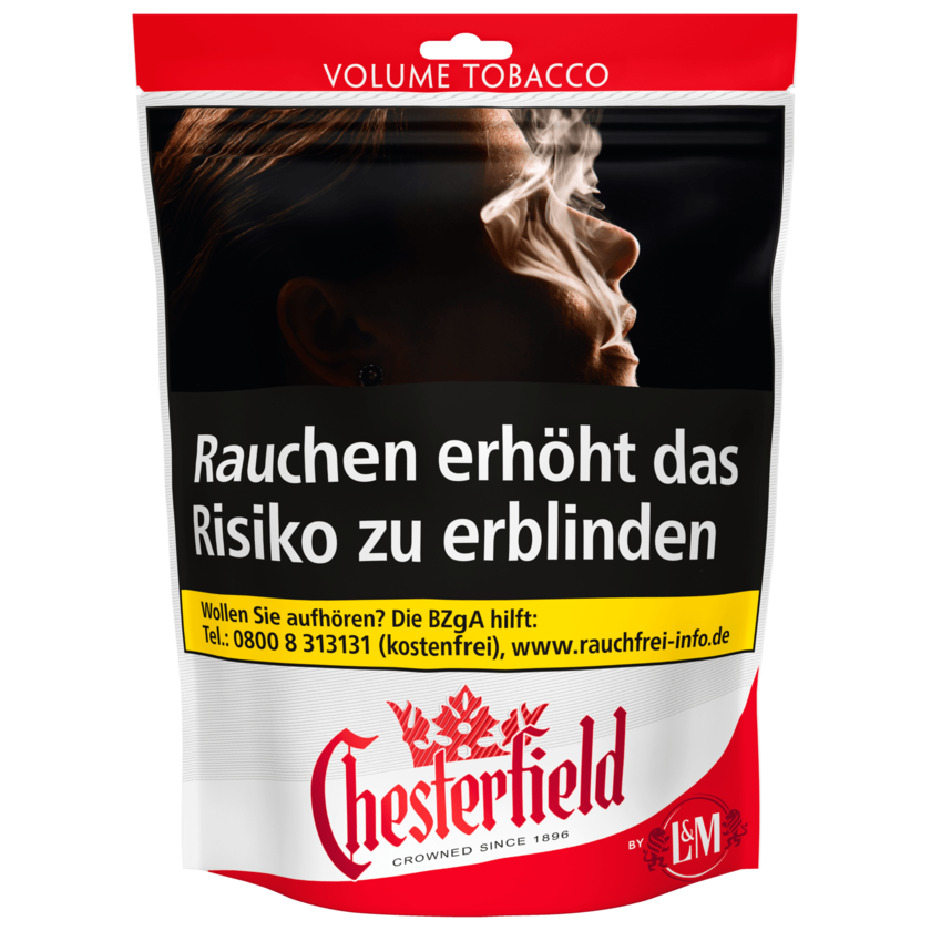 Chesterfield Volume Tobacco Red Zip-Bag 135g